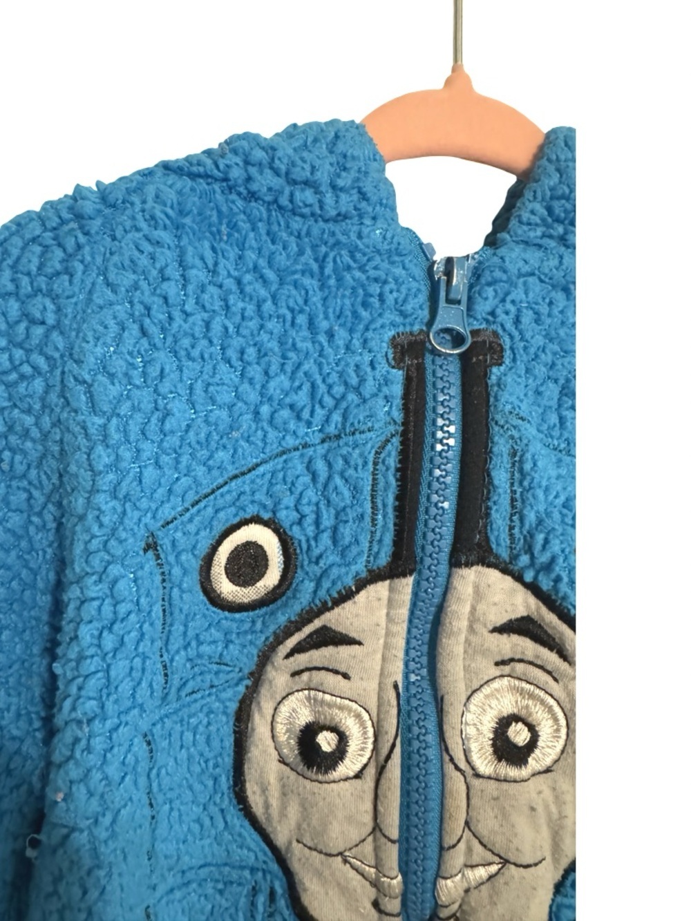 Thomas & Friends Hooded Full Zip Sherpa Jacket Toddler Size 3T Y2K - Picture 3 of 9
